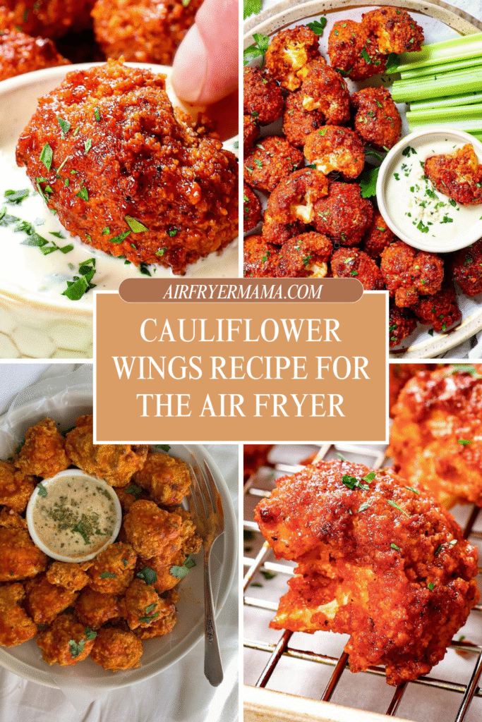Quick & Easy Air Fryer Cauliflower Wings for Game Day Bites